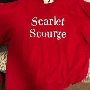 RUTGERS SCARLET NCAA SWEATSHIRT NWOT